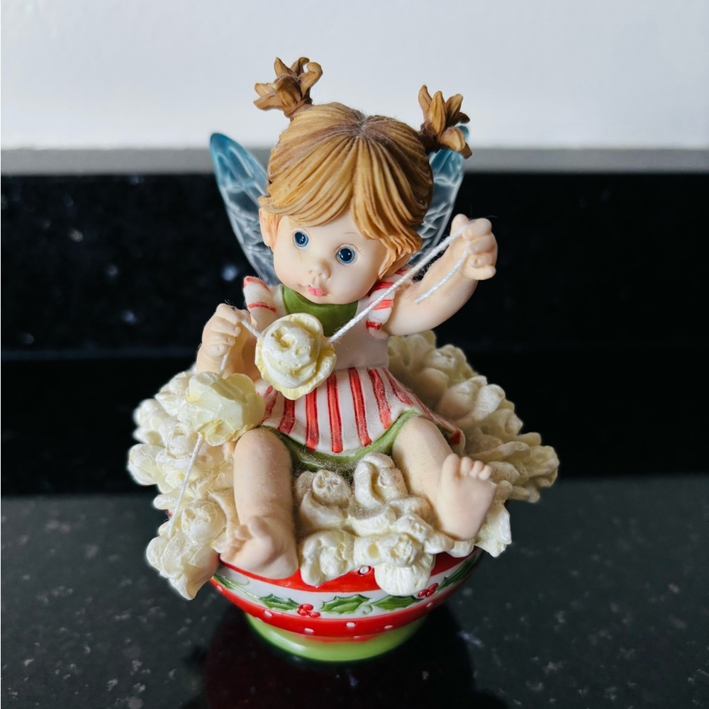 Little Kitchen Fairies vintage popcorn girl